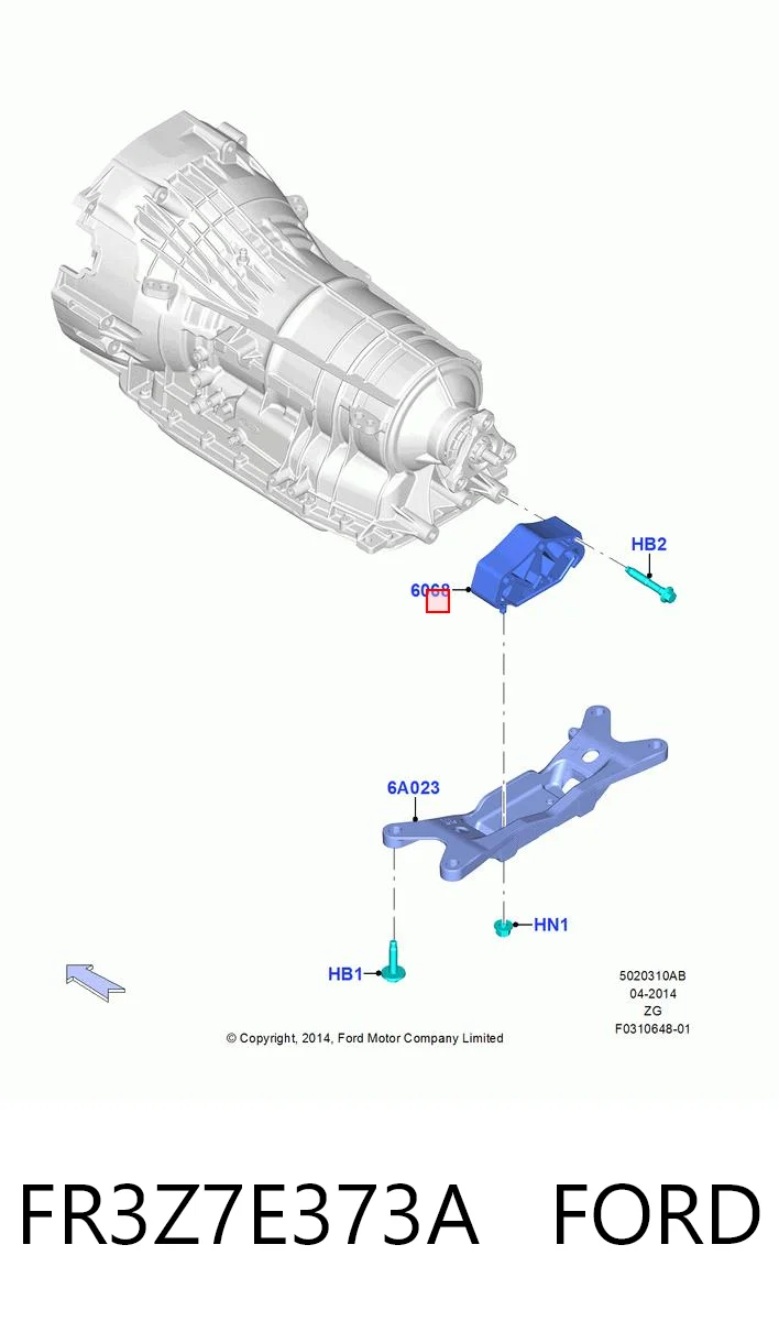 FR3Z7E373A Ford 