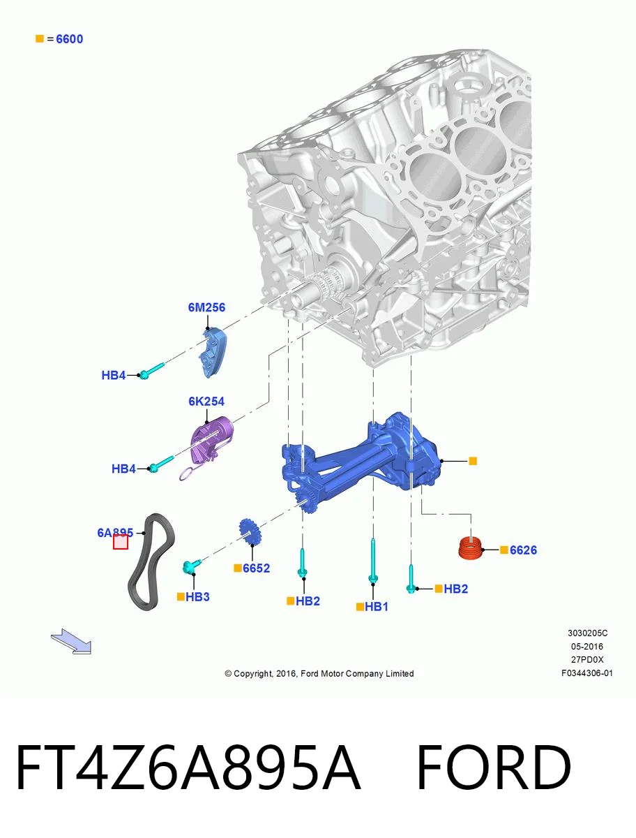 FT4Z6A895A Ford 