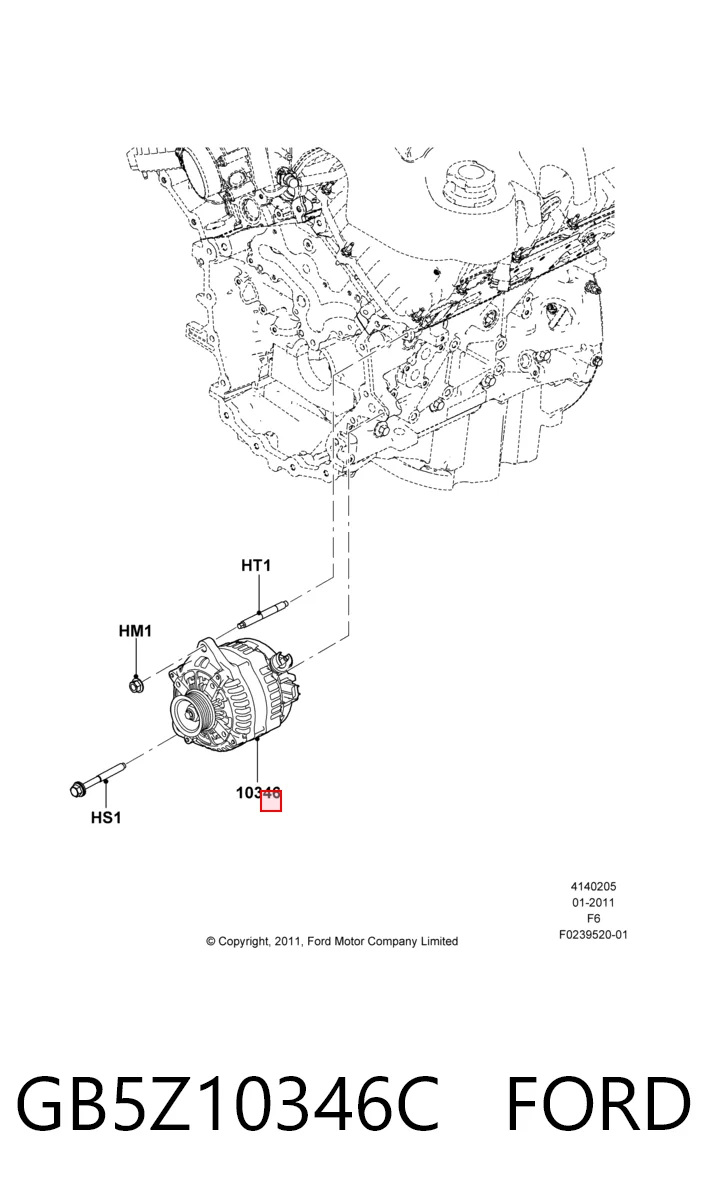 Генератор автомобільний FVP 10121