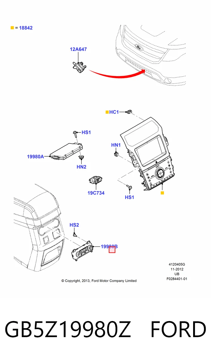 Регулятор вентилятора обігрівача Ford Explorer позашляховик (U5) (2011 - 2019) ціна, від 128.45 USD