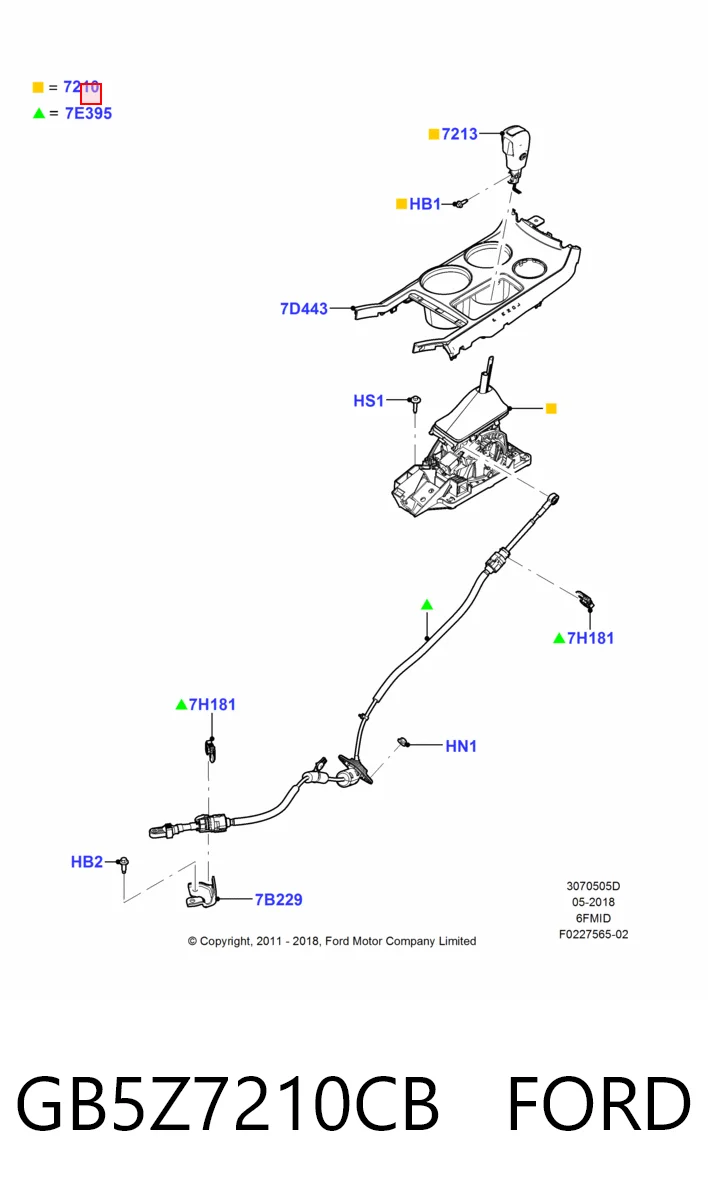 Куліса КПП на Ford Explorer  U5