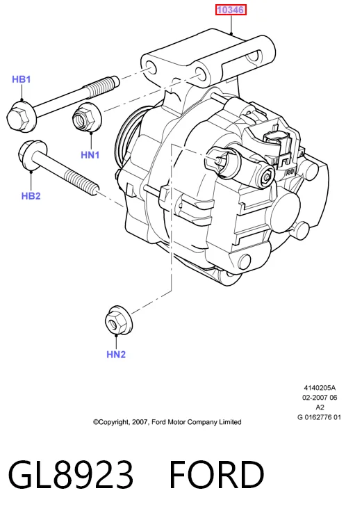 GL8923 Ford Авто генератор