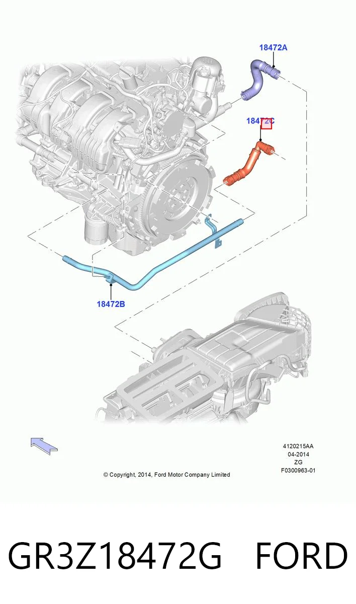 GR3Z18472G Ford 