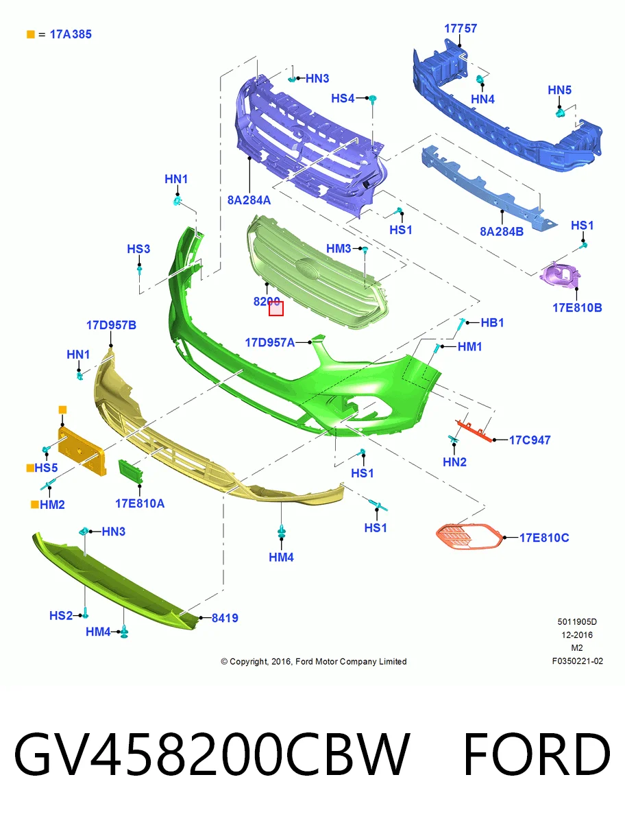 Купити RDE558976 Rhino Захисна решітка радіатора