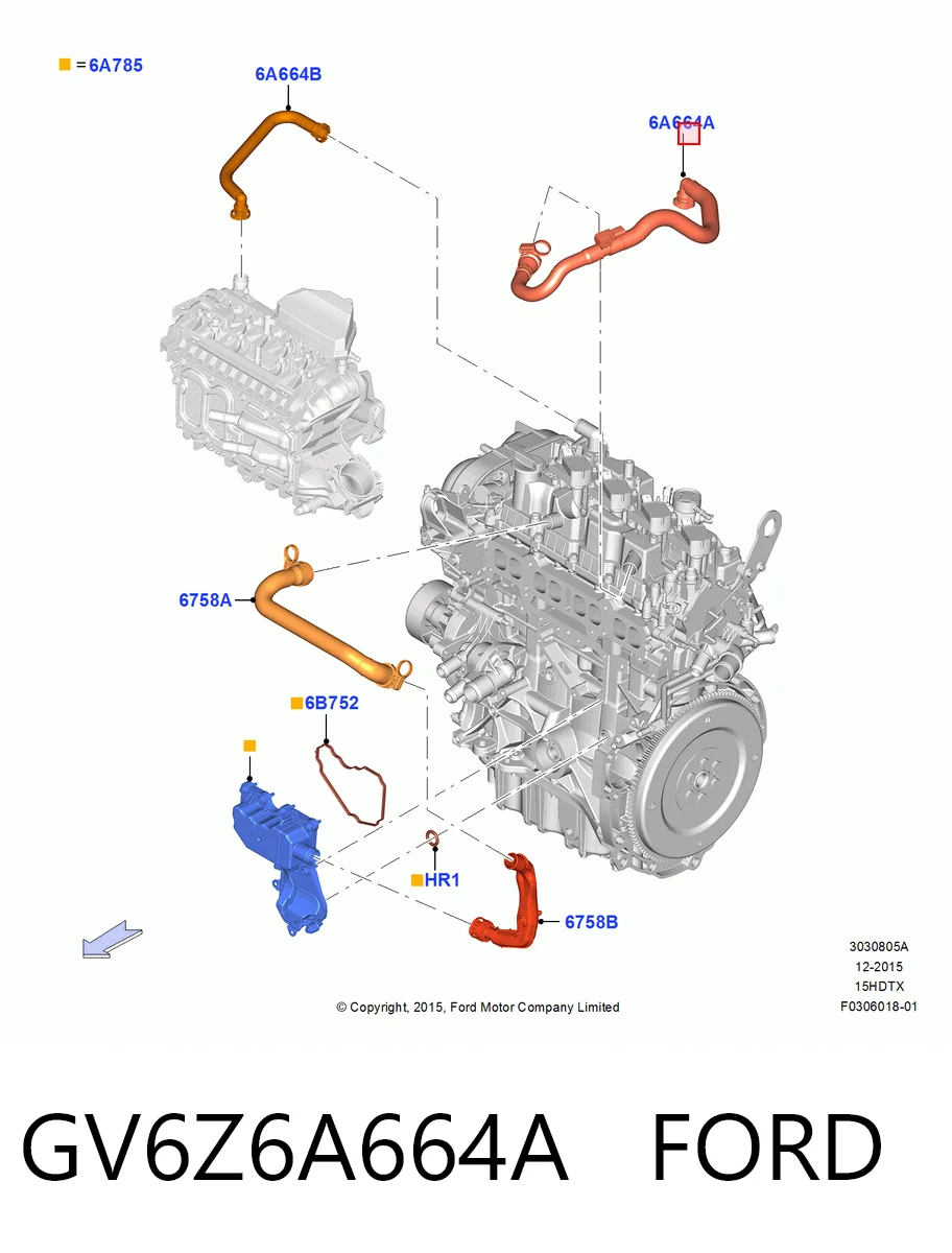 GV6Z6A664A Ford 