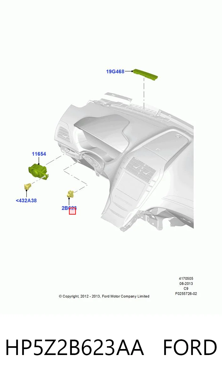 HP5Z2B623AA Ford 