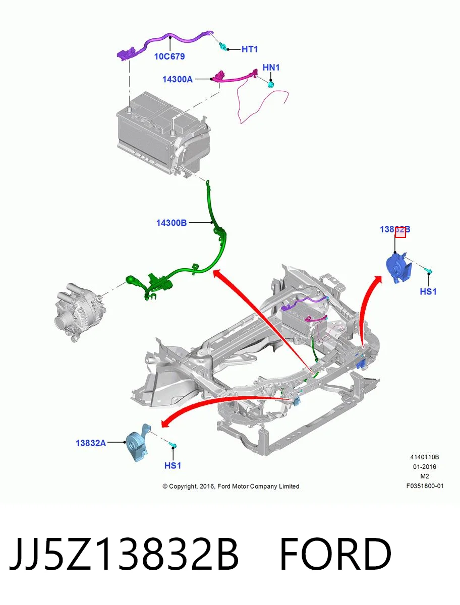 JJ5Z13832B Ford 
