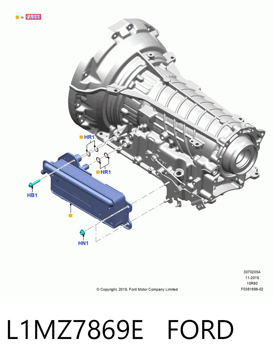 L1MZ7869E Ford Радіатор охолодження, АКПП