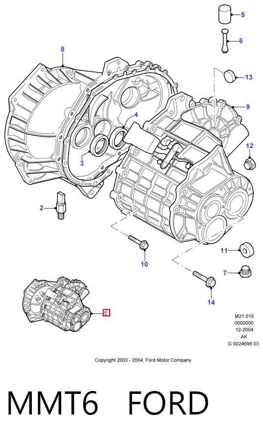 MMT6 Ford МКПП