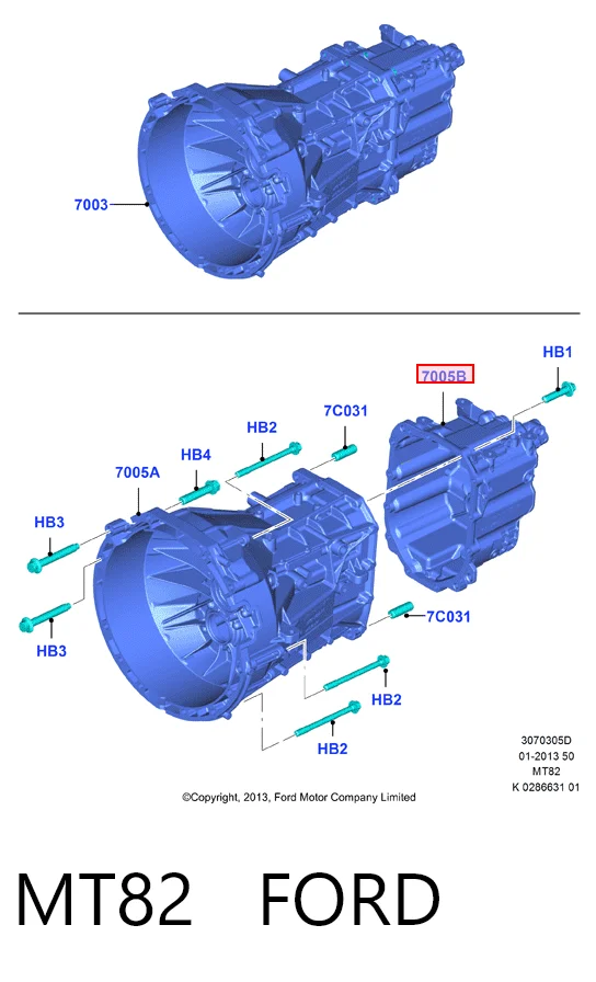 MT82 Ford МКПП