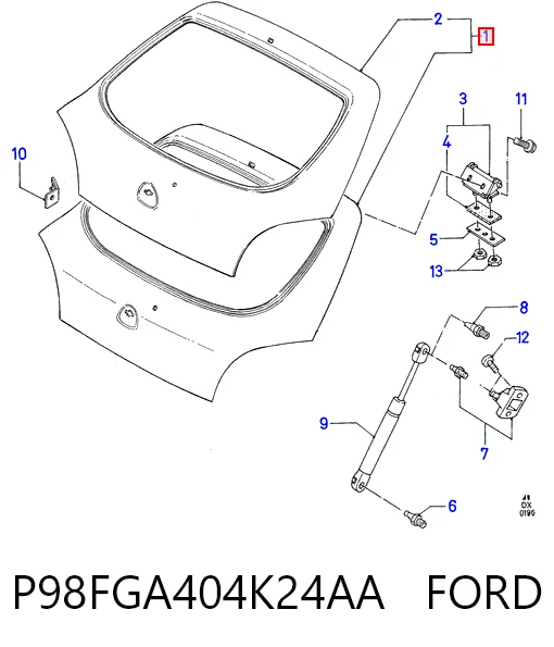 Купити Ляда Ford Fiesta Mk4 JAS, JBS
