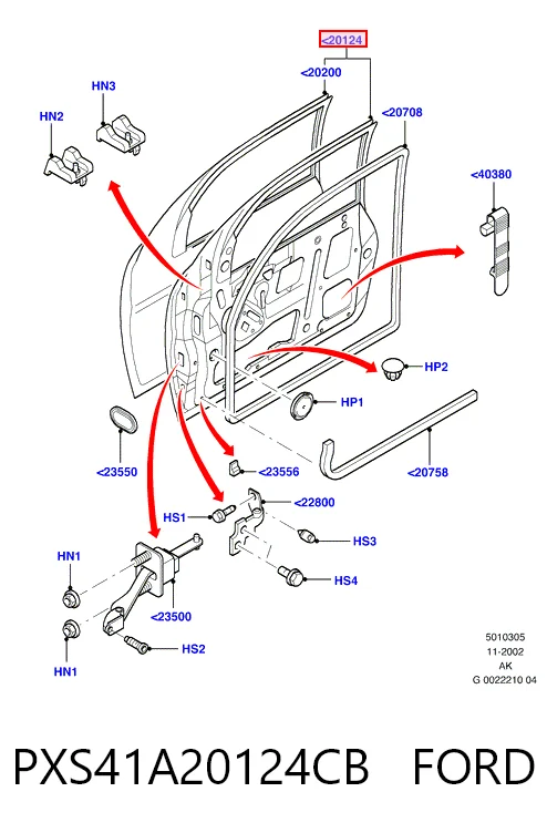  Двері праві передні Ford Focus 1