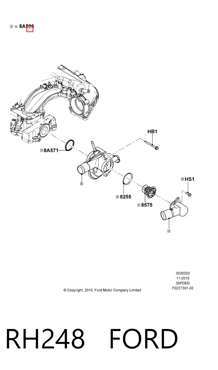 Купити Термостат Ford Explorer  U5