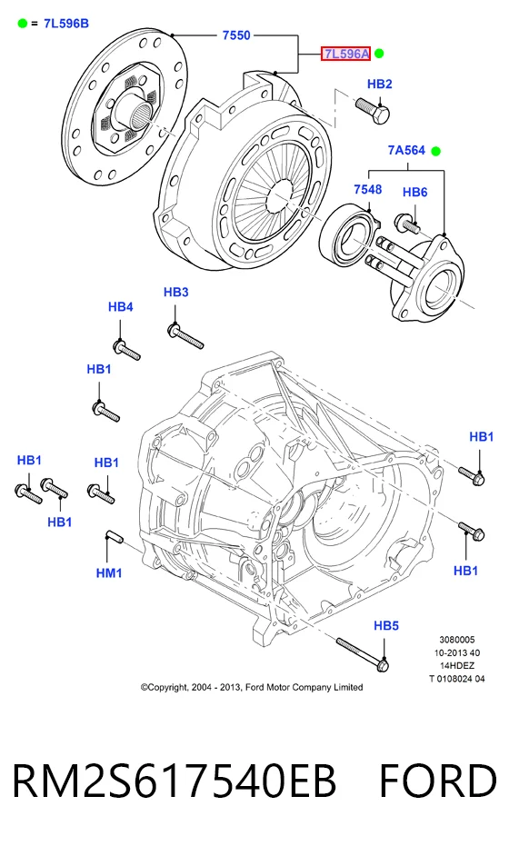 Комплект зчеплення (3 частини) Mazda C40316490 ціна, від 230.10 USD