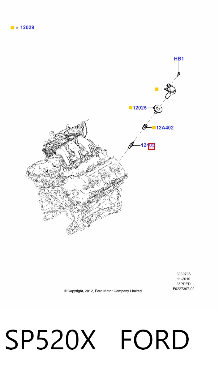  Свічки запалювання Ford Edge 1