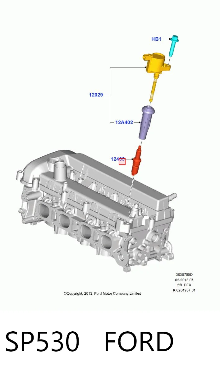 SP530 Ford Свіча запалювання