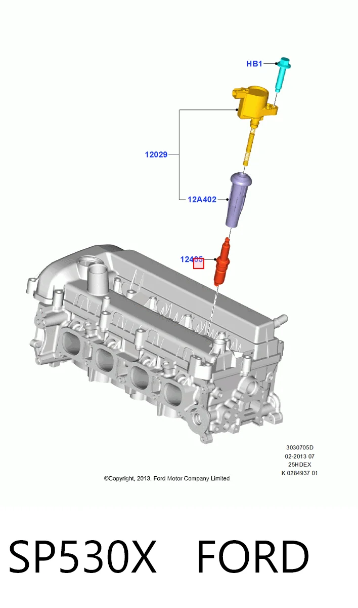 SP530X Ford Свіча запалювання