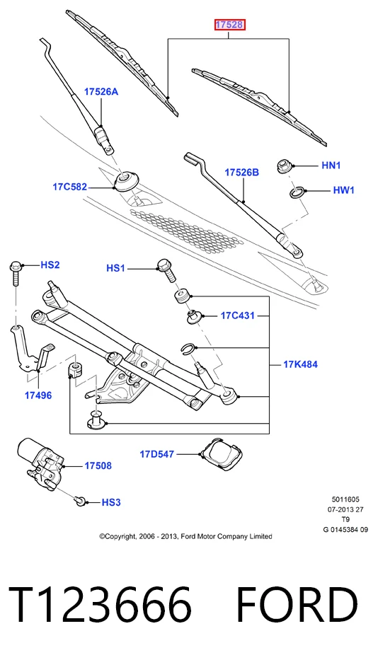  Щітки склоочисника Ford Transit 5