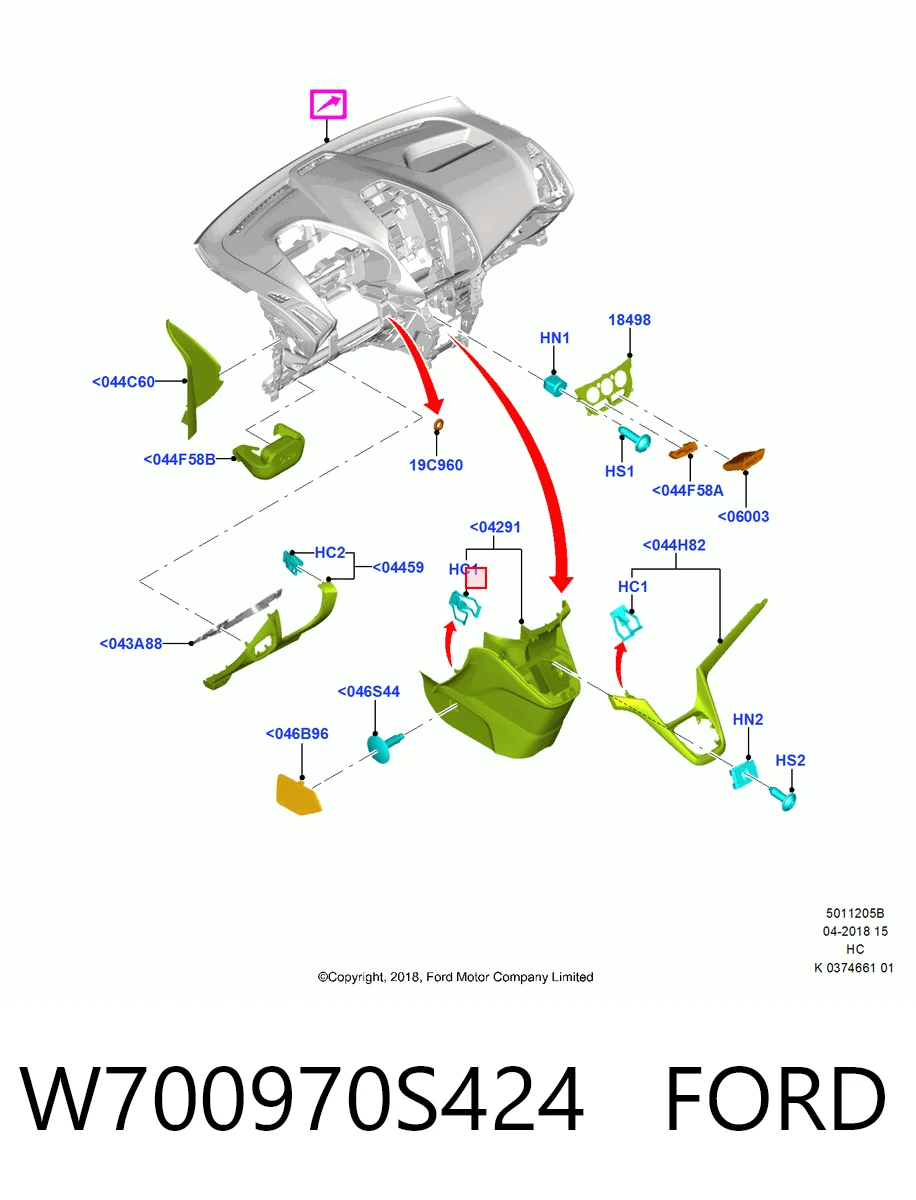 Пістон (кліп) кріплення підкрилки переднього крила 1J0858137B Bentley