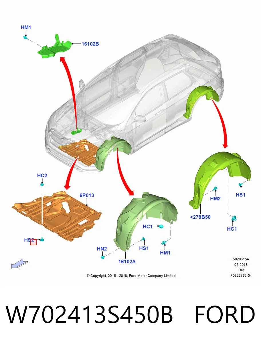 W702413S450B Ford 