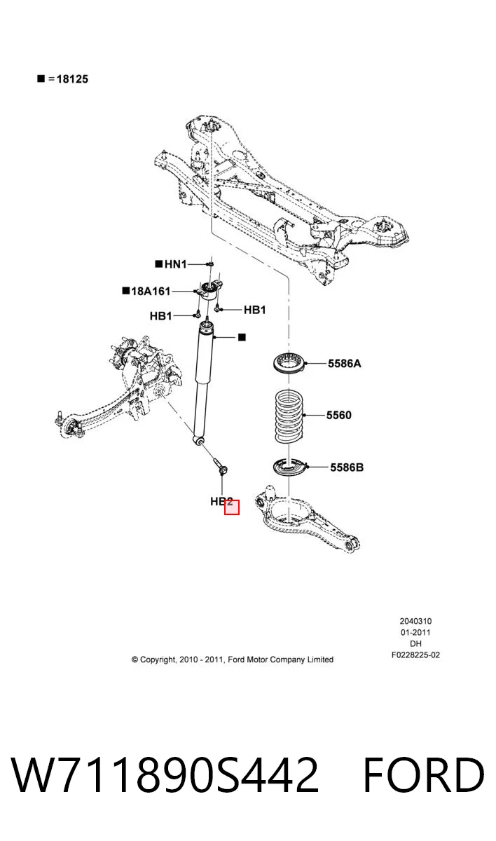 W711890S442 Ford 