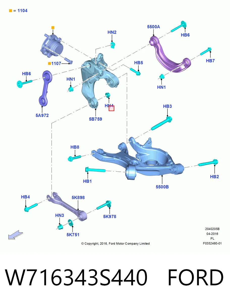 W716343S440 Ford 