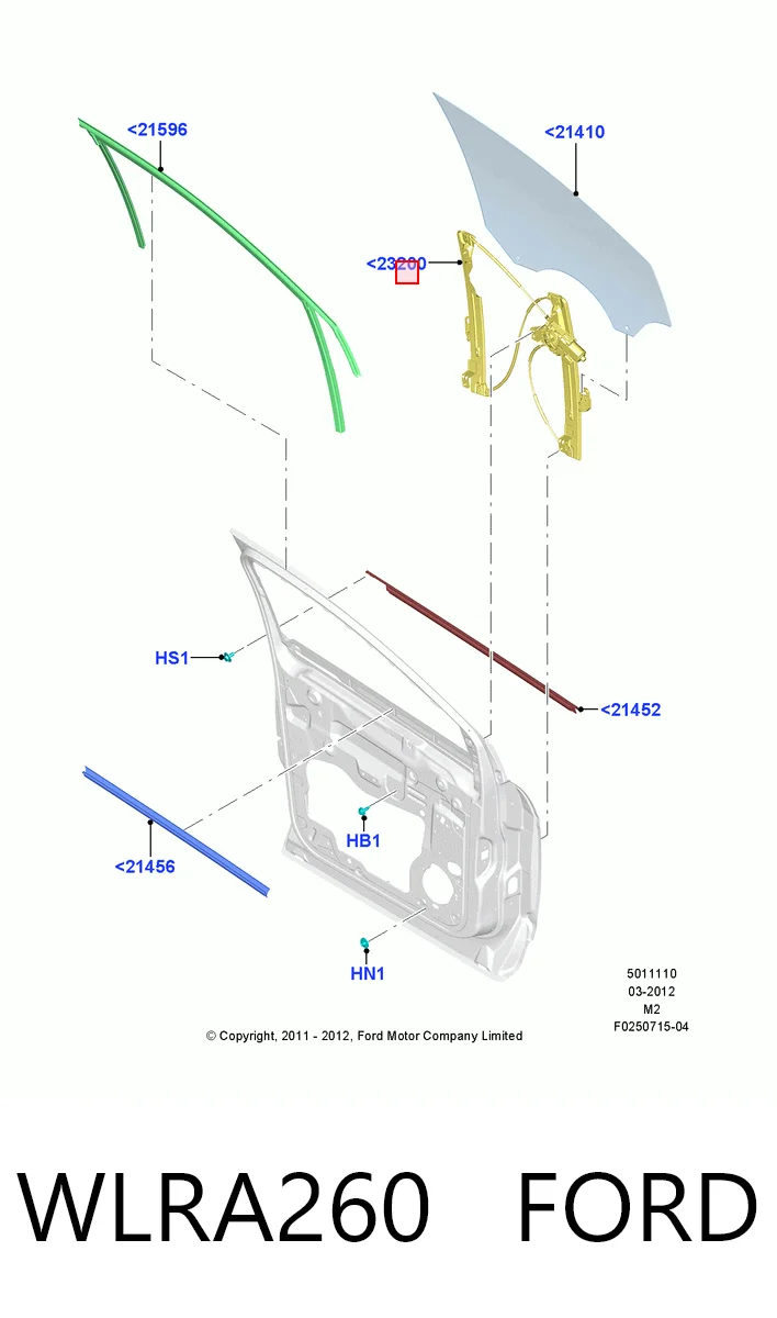  Склопідйомник передньої лівої двері Ford Escape 2