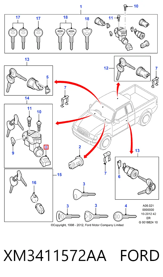 XM3411572AA Ford 