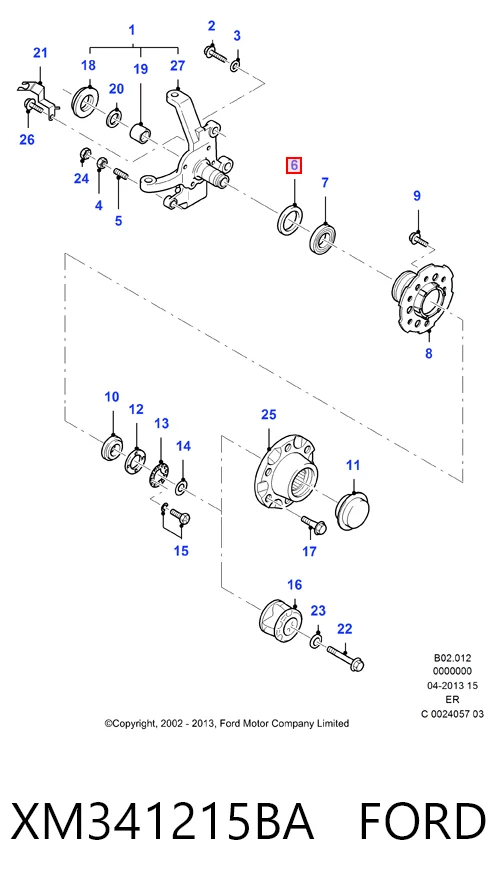Підшипник маточини NFC NFB5949