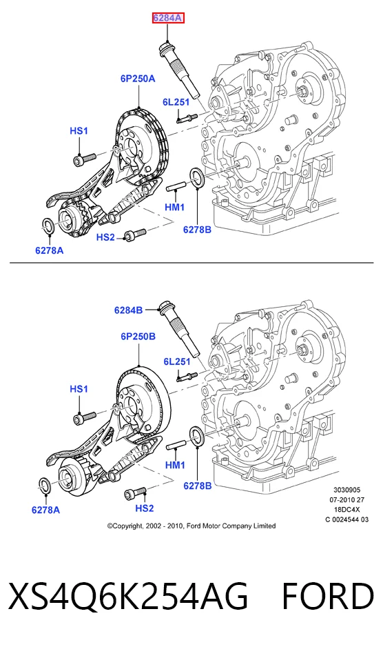 Натягувач ланцюга ГРМ 50946381 Fiat/Alfa/Lancia