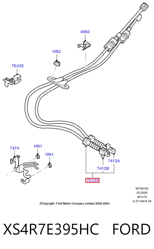Трос перемикання передач, здвоєний Kamoka CP0072 ціна, від 85.10 USD