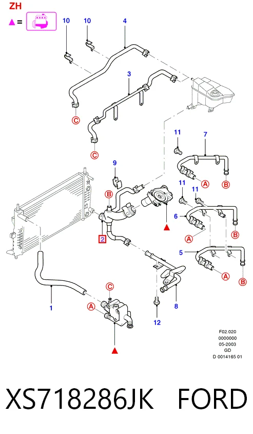 XS718286JK Ford