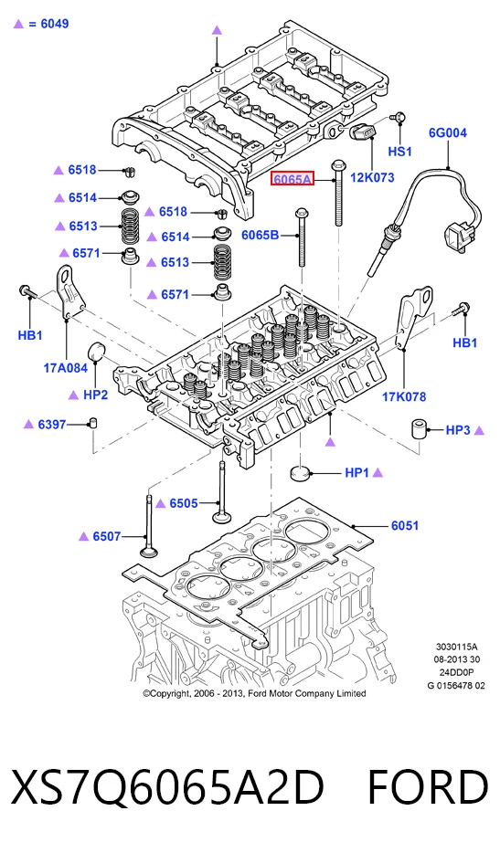 Болт головки блока циліндрів, ГБЦ Britpart LR004370 ціна, від 6.36 USD
