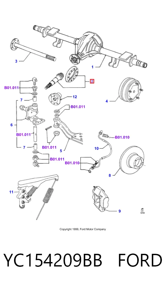 YC154209BB Ford