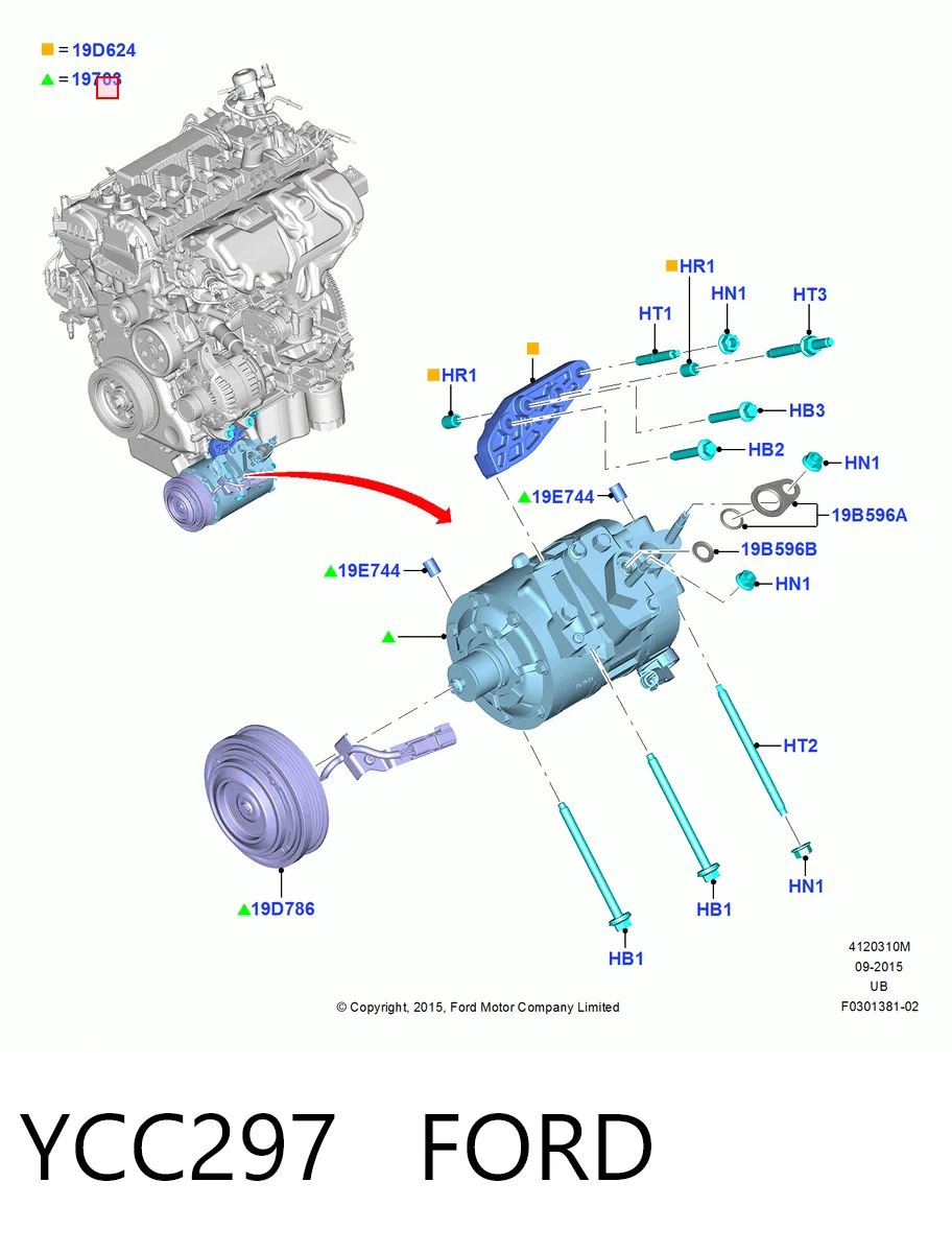 Купити 6513151 GPD Компресор кліматичної установки