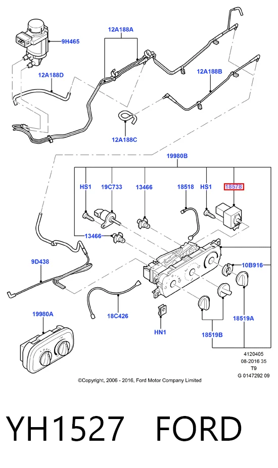 Купити Резистор пічки Ford Mondeo II BFP