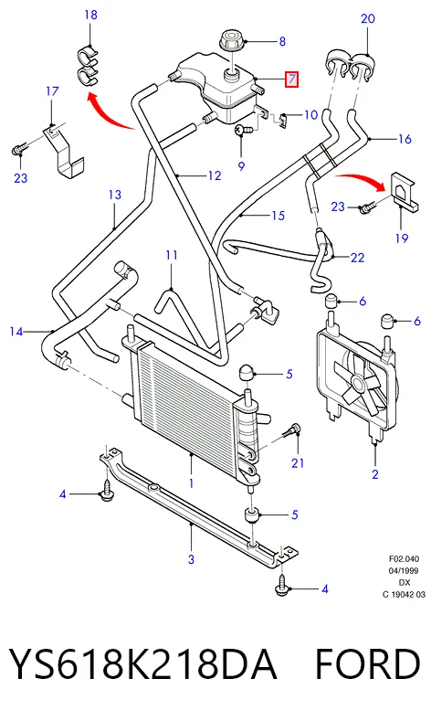 Бачок системи охолодження 3210ZB1 Polcar