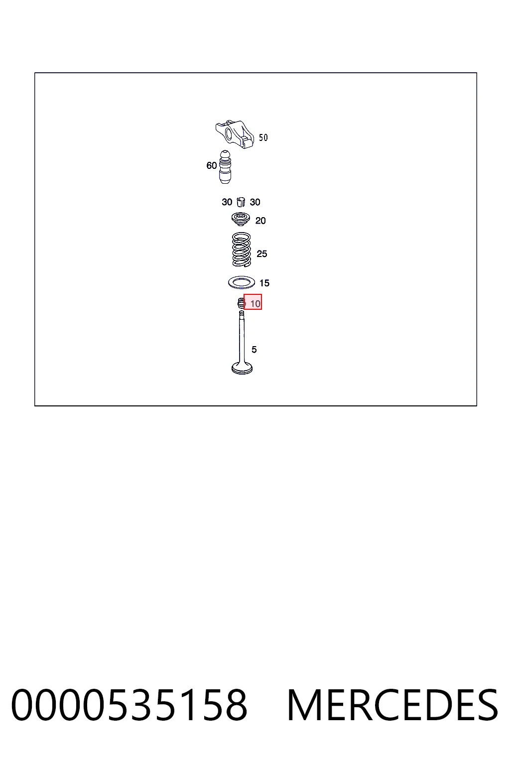 Купити Сальник клапана Mercedes B  W245