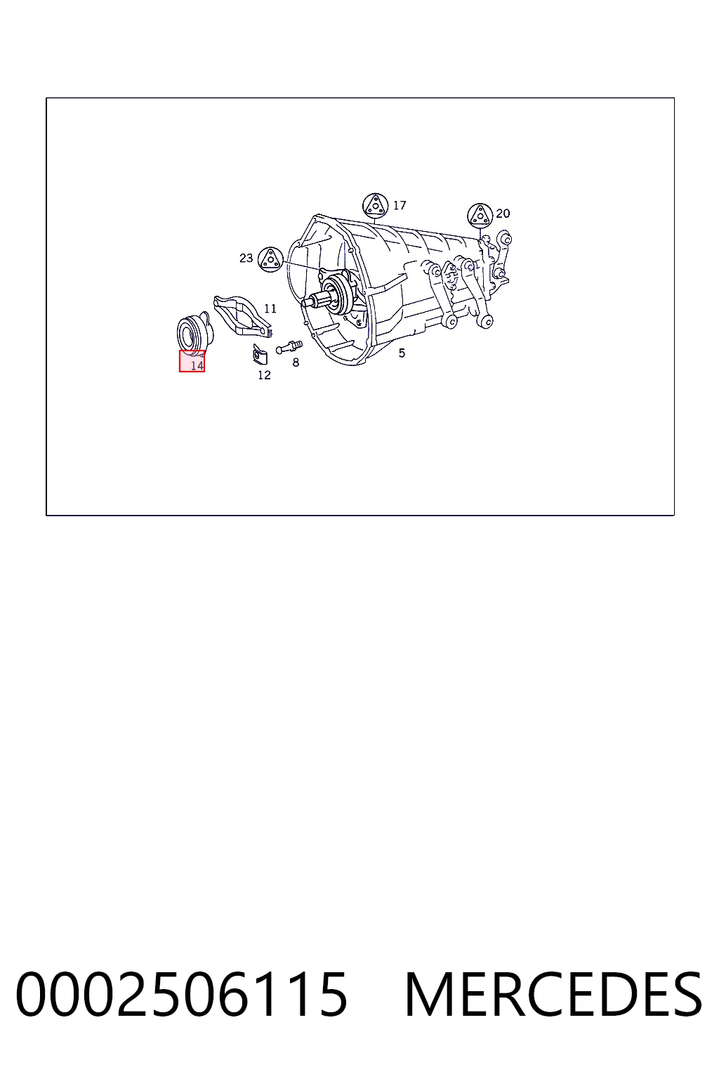 Підшипник вижимний зчеплення DAF ACU9199
