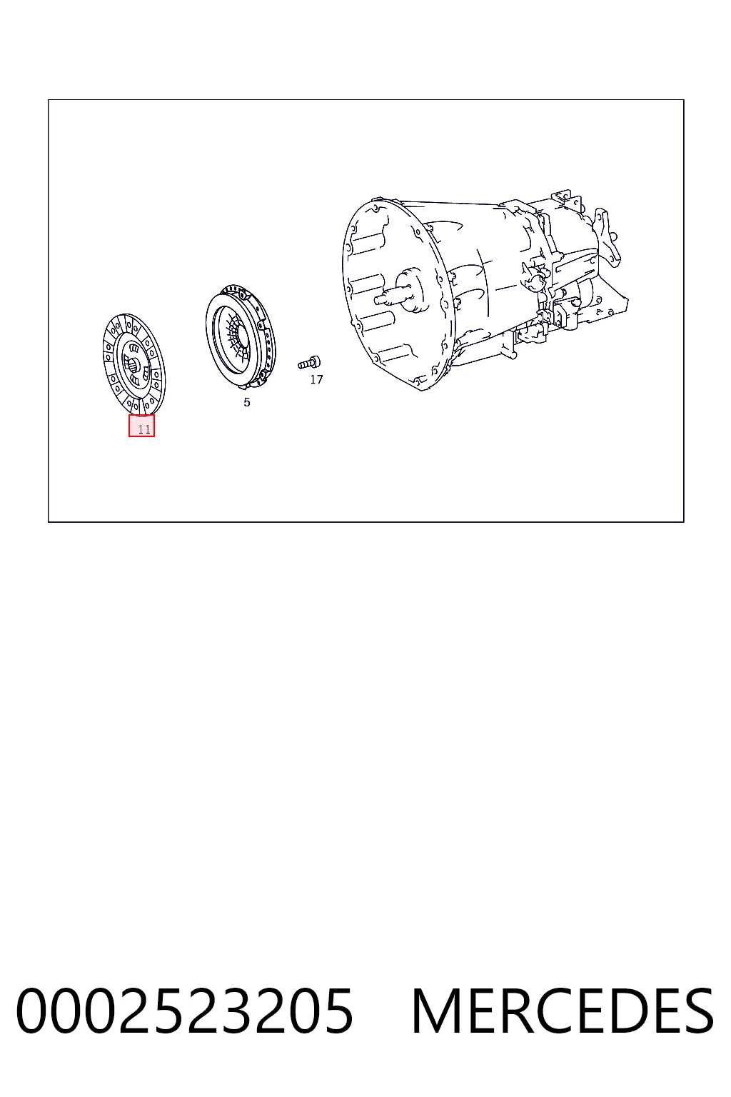 Купити Зчеплення Mercedes ML/GLE  W163