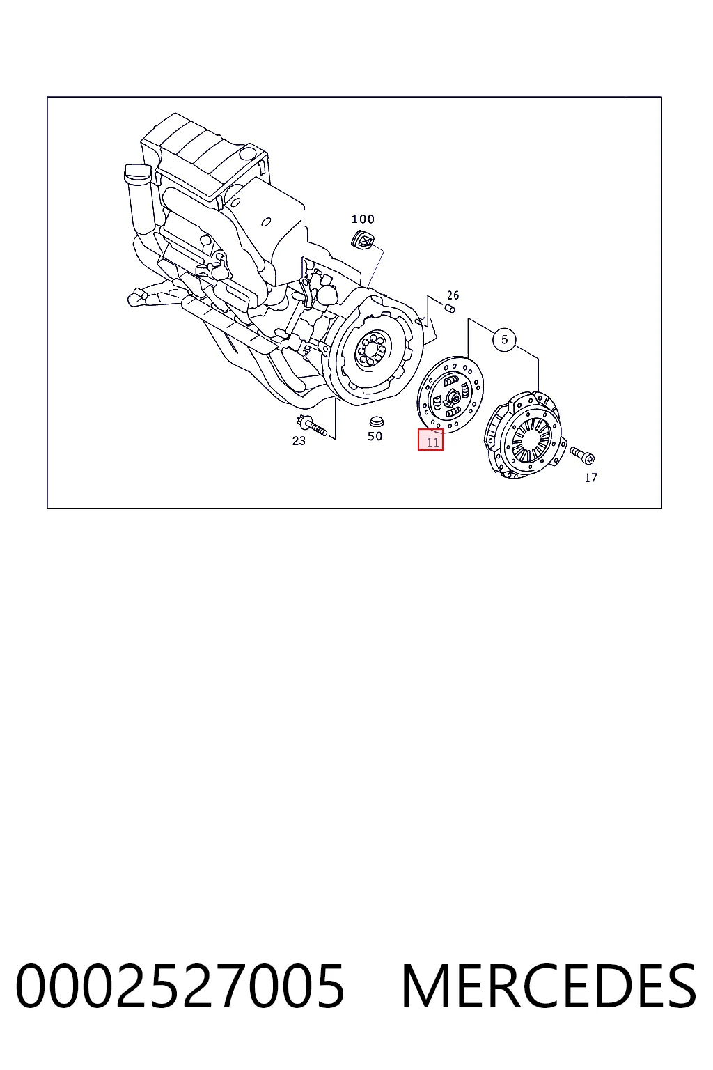 Комплект зчеплення Mercedes A W168