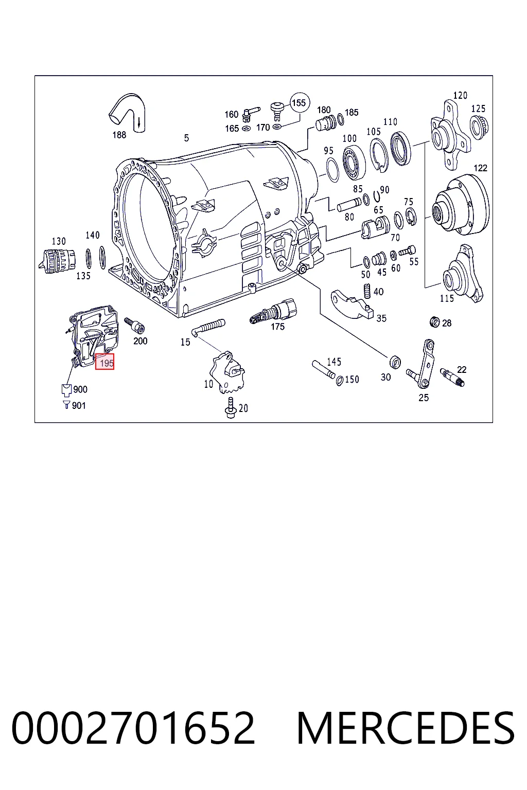 ЕБУ АКПП Mercedes A000270185288 ціна, від 405.42 USD