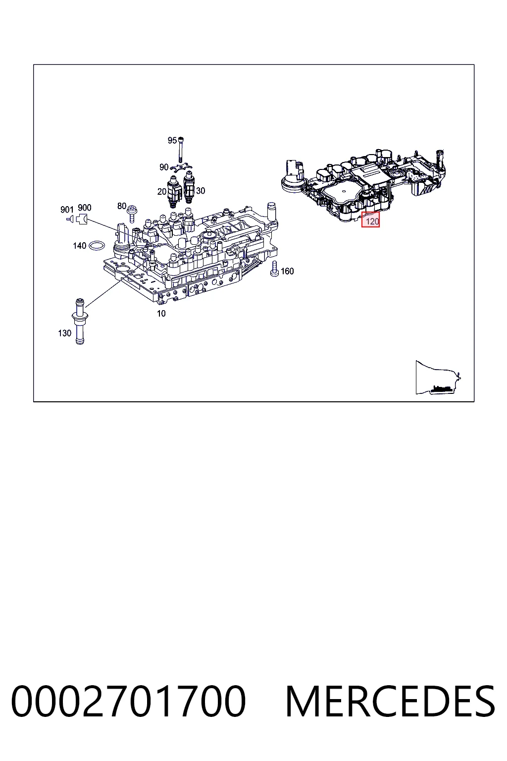 Купити A003446031088 Mercedes Плата АКПП