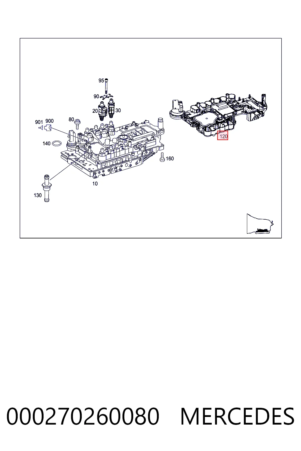Плата трансмісії АКПП Mercedes A003446031088