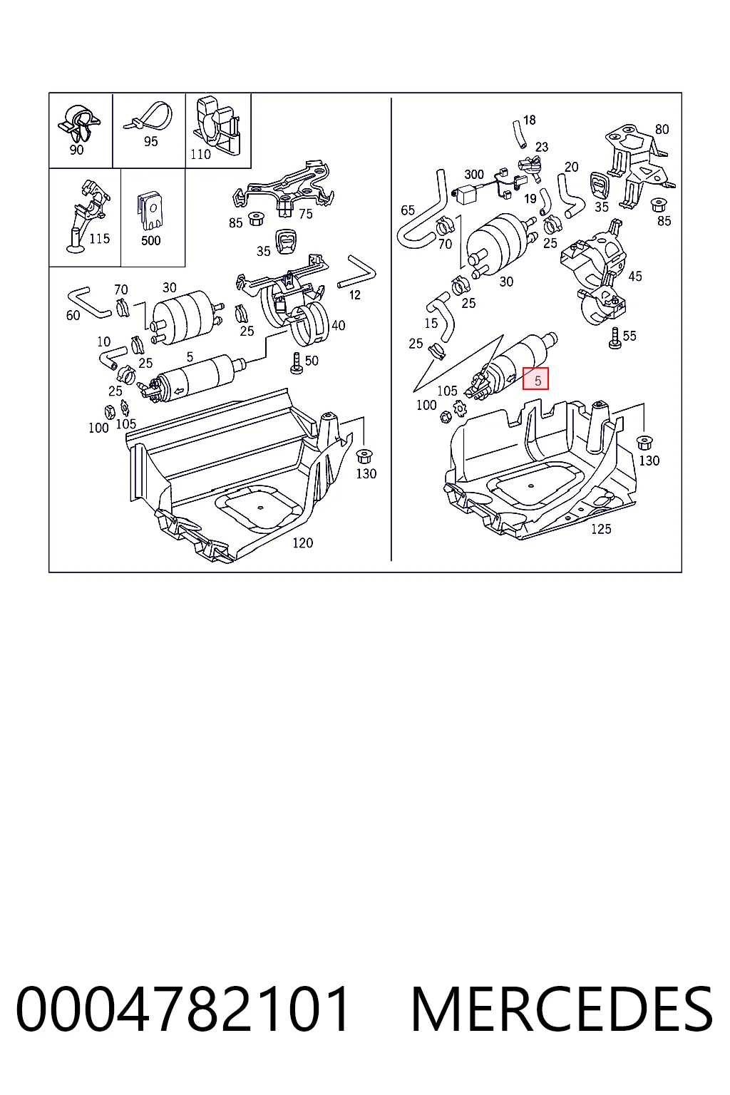 Купити MAM00124 Magneti Marelli Паливний насос магістральний