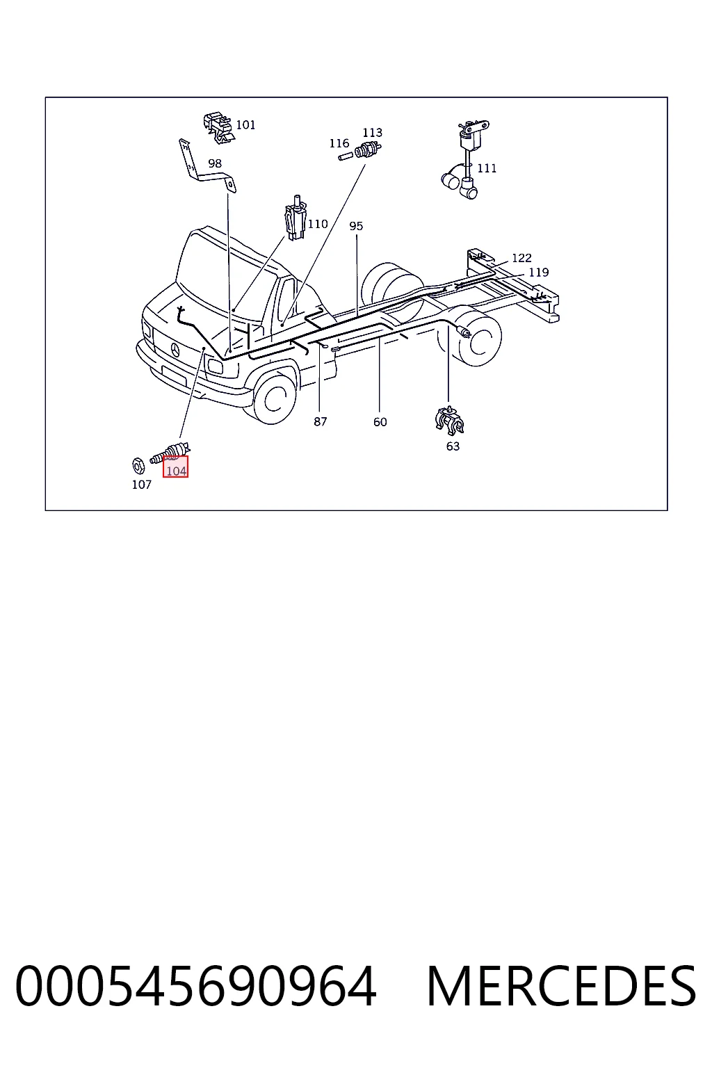 Купити 0501208141 ZF Parts Датчик педалі гальма