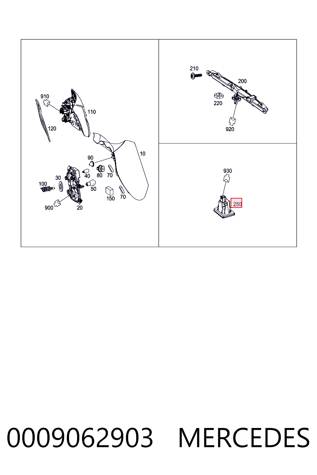 Купити L542100006LED Depo/Loro/Abakus Ліхтар підсвічування заднього номерного знака