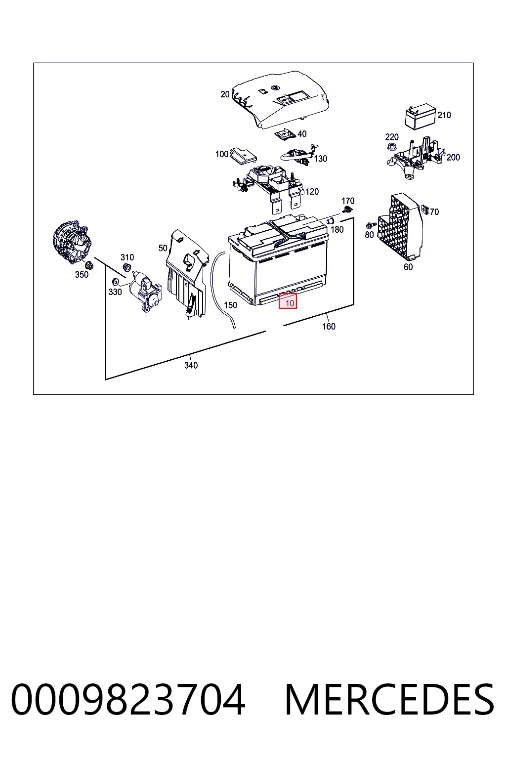 244100011R Renault (RVI) Авто акумулятор
