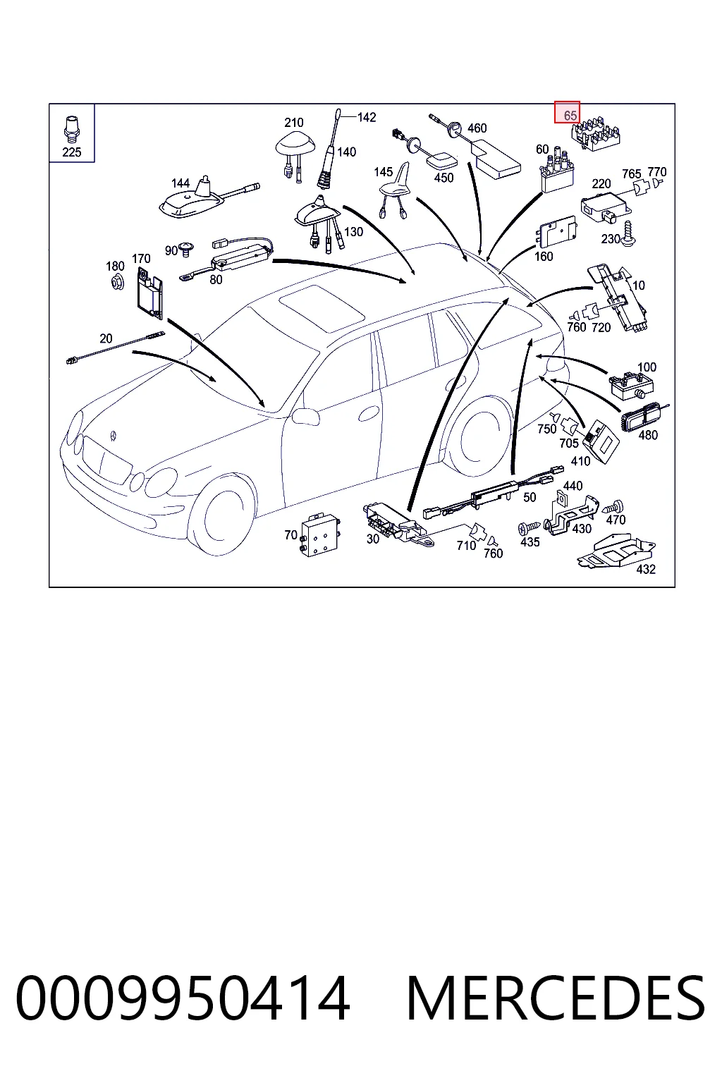 6147953 Ford Тягове реле стартера