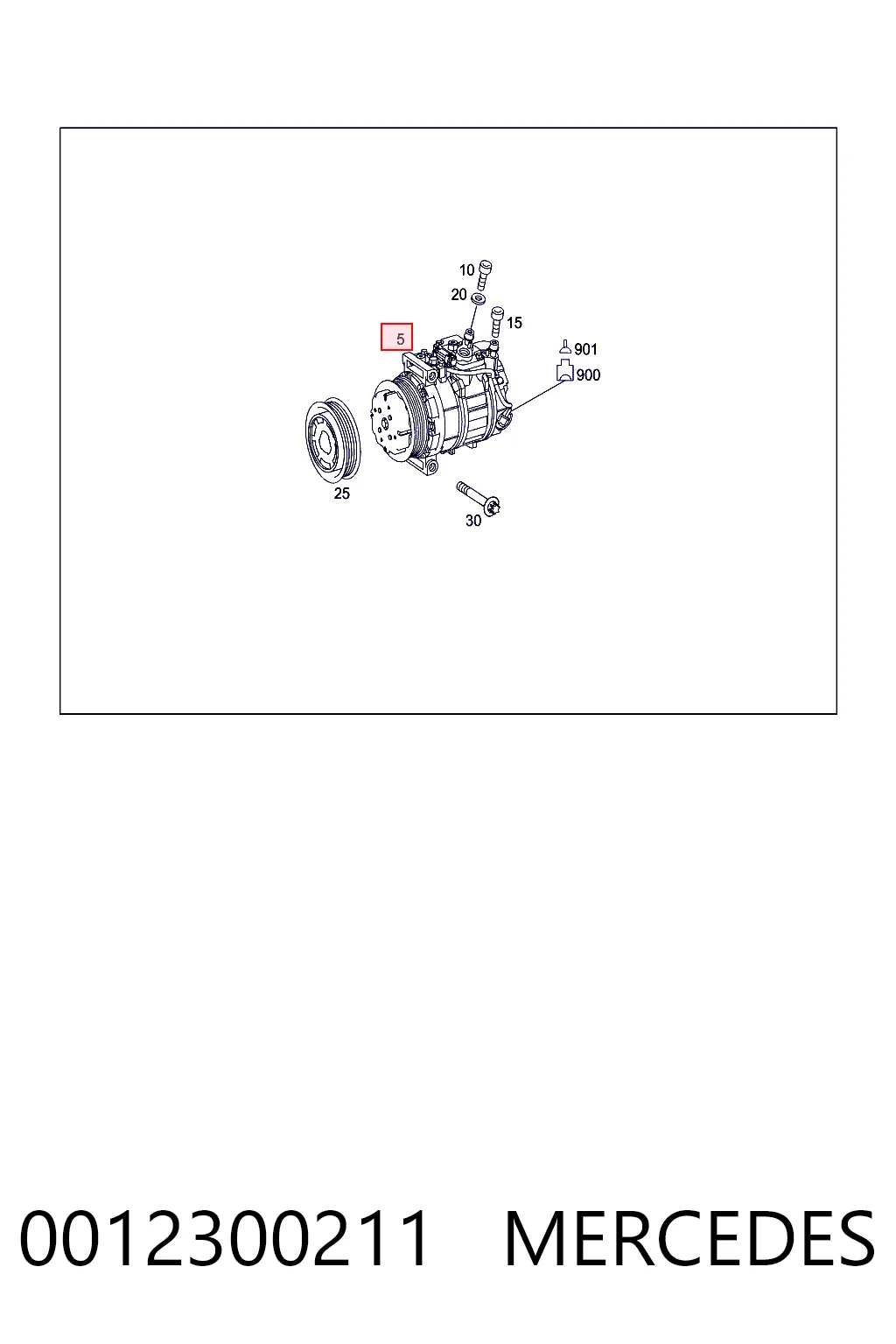 4711467 Denso Компресор холодоагенту